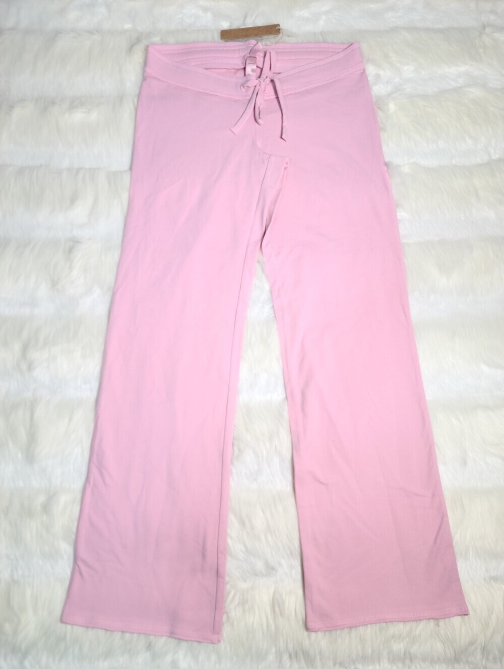 SKIMS Cotton Jersey Low Rise Slim Crop Pants Pink Halite Women XS NEW